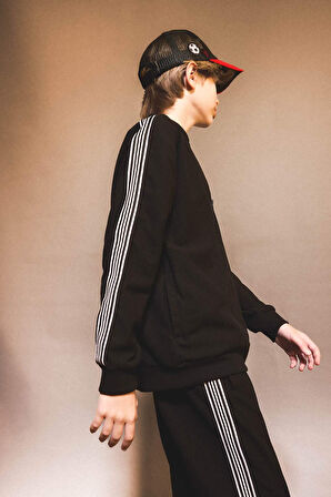 Erkek Çocuk Kolej Yaka Fermuarlı Bomber Ceket