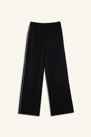 Defacto D7128AXBK81 Siyah Wide Leg Geniş Paça Standart Boy Modal Sporcu Pantolon