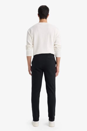 Defacto C6022AXNV86 Lacivert Regular Fit Dar Paça Pantolon