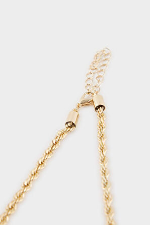 Kadın Gold Charmlı Kolye