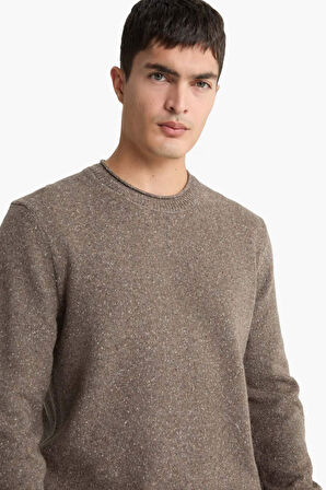 Standart Fit Bisiklet Yaka Triko Kazak