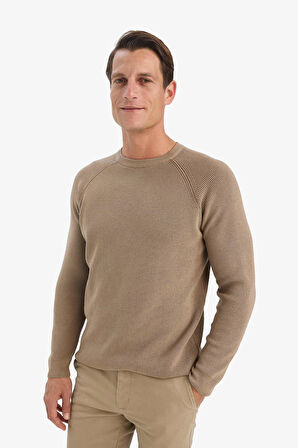 Standart Fit Bisiklet Yaka Triko Kazak