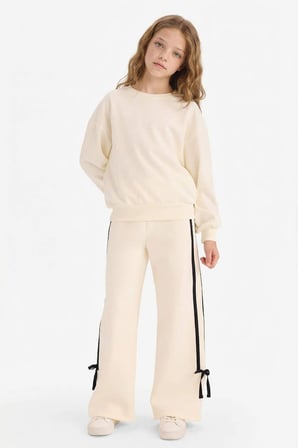 Wide Leg Geniş Bol Paça Eşofman Altı Kız Çocuk