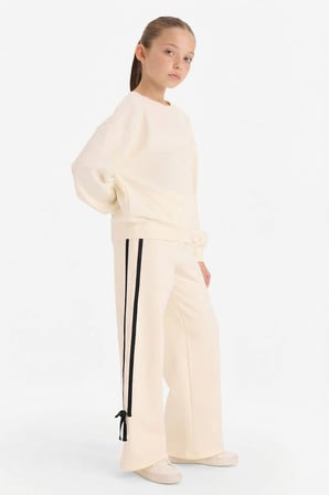 Wide Leg Geniş Bol Paça Eşofman Altı Kız Çocuk