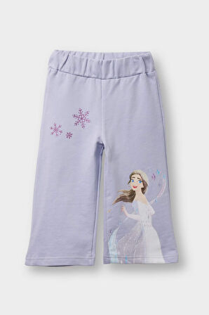 Kız Bebek Frozen 2'li Takım Kapüşonlu Sweatshirt Eşofman Altı