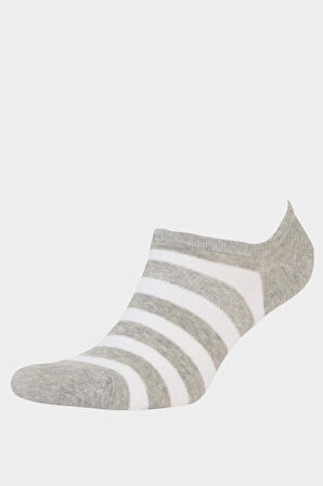 Erkek 5'li Pamuklu Sneaker Çorap