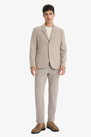 Modern Fit Penye Blazer Ceket