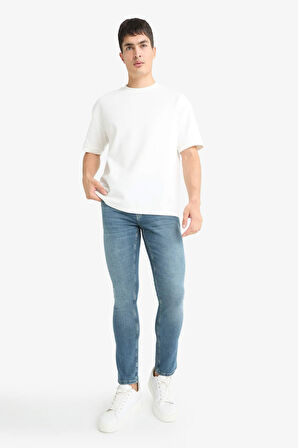 Pedro Slim Fit Dar Kalıp Normal Bel Dar Paça Jean Pantolon