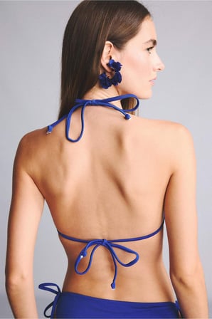 DeFacto Regular Fıt Sax Mavi Bikini Üstü T3666AZ26SMBE114