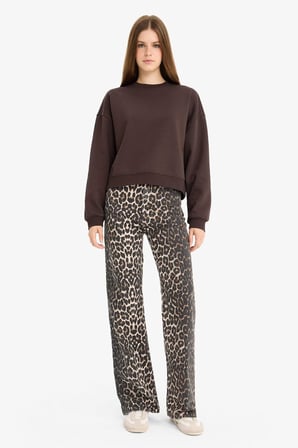 DeFacto Kalın Basıc Sweatshirt D6645AX25WNBN192