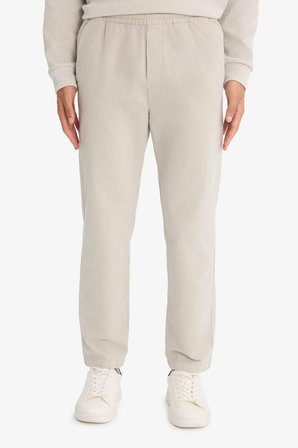 DeFacto Relax Fit Düz Paça Kadife Pantolon E8177AX25AUBG766