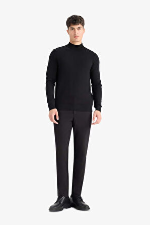 Regular Fit Balıkçı Yaka Triko Kazak