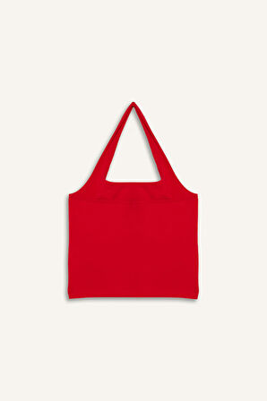 DeFacto Fit Dar Kesim Crop Halter Yaka Kırmızı Bluz F6279AX25SMRD51