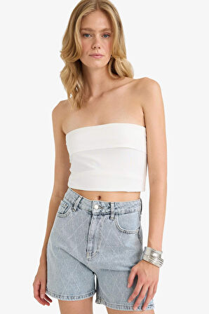 Regular Fit Jean Şort