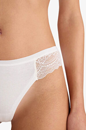 Dantel Detaylı Ribana 2'li Brazilian Külot-Fall in Love