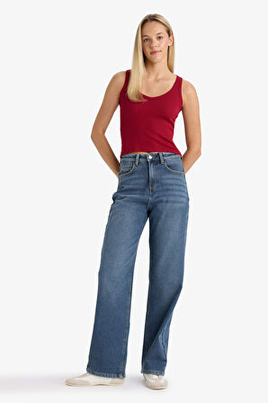 Fitted V Yaka Fitilli Kaşkorse Atlet