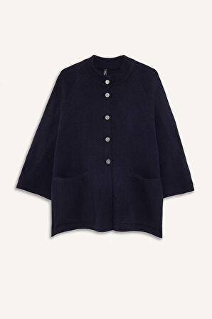 Relax Fit V Yaka Triko Hırka