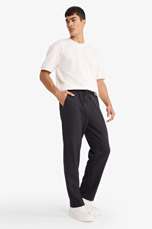 Regular Fit Waffle Pantolon