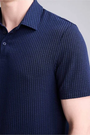 DeFacto Slim Fit Dar Kesim Polo Yaka Pamuklu Kısa Kollu Tişört X2594AZ26SMNV31