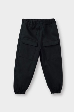 DeFacto %100 Pamuk Jogger Paça Gabardin Pantolon Erkek Bebek D3363A525WNBK56