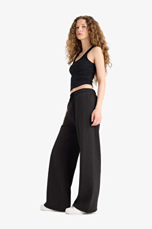 Straight Fit Cepli Düz Paça Kalın Kumaş Pantolon