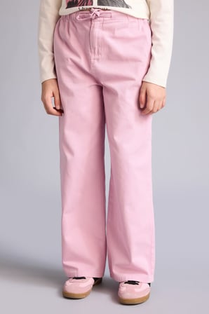 DeFacto %100 Pamuk Wıde Leg Gabardin Pantolon Kız Çocuk G0607A826SMPN171