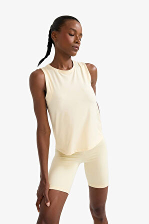 DeFactoFit Regular Fit Bisiklet Yaka Sporcu Atlet