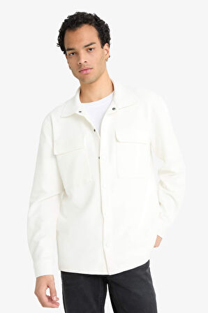 Regular Fit Twill Uzun Kollu Gömlek