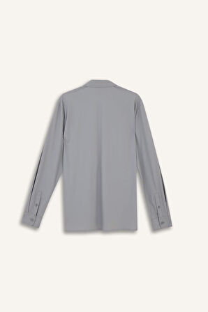 DeFactoFit Slim Fit Dar Kesim Uzun Kollu Gömlek