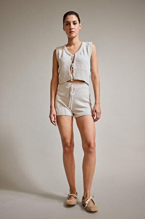 Önden Bağlamalı Yelek