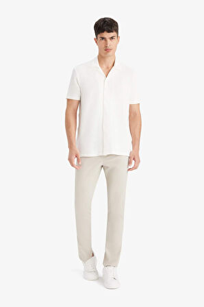 Regular Fit Polo Yaka Kısa Kollu Gömlek