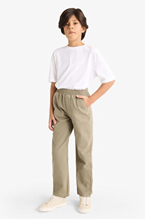 Erkek Çocuk Beli Lastikli Gabardin Pantolon