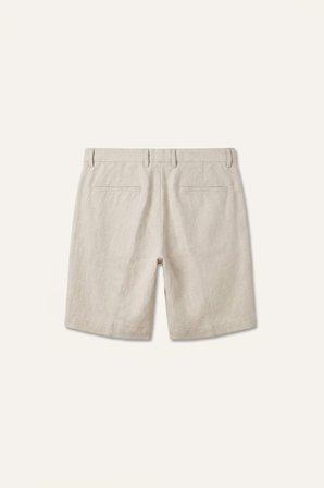 DeFacto %100 Keten Cepli Bermuda Şort G1399AX26SMGR350