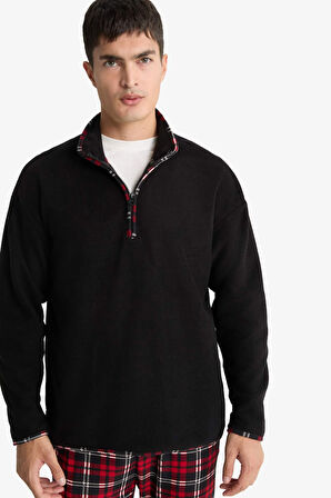 Regular Fit Polar Yarım Fermuarlı Üst