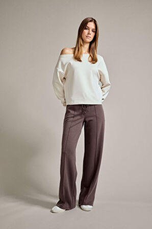 Relax Fit Normal Bel Düz Paça Modal Pantolon