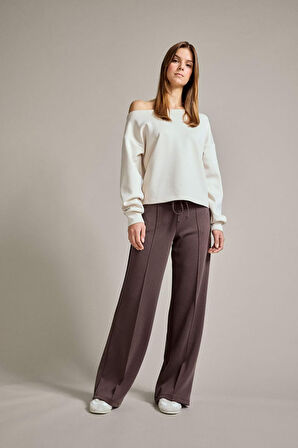 Relax Fit Normal Bel Düz Paça Modal Pantolon