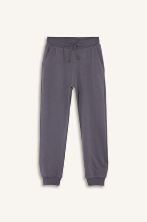 Erkek Çocuk 2'li Takım Kapüşonlu Baskılı Sweatshirt Eşofman Altı 