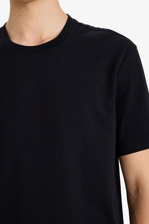 DeFacto NEW REGULAR FIT %100 Pamuk Basic Tişört V7699AZ26SPBK81