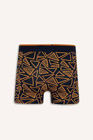 Regular Fit Baskılı 3'lü Boxer