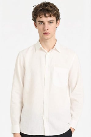 DeFacto %100 Keten Regular Fit Gömlek G0788AX26SMWT33