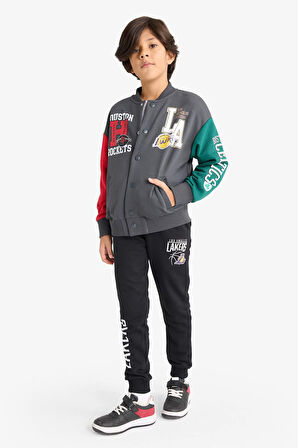 Erkek Çocuk NBA Los Angeles Lakers Beli Lastikli Jogger Eşofman Altı