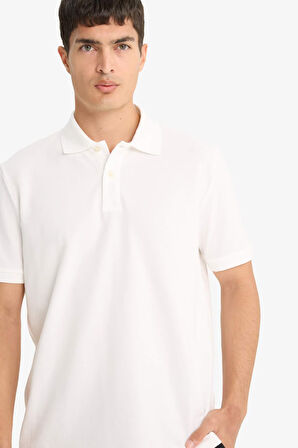 Regular Fit Polo Yaka Pike Kısa Kollu Tişört