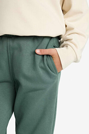 Kız Çocuk Beli Lastikli Jogger Eşofman Altı