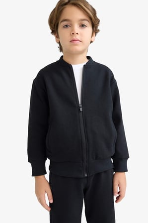 DeFacto Erkek Çocuk Kolej Yaka Bomber Hırka D2803A825AUBK81