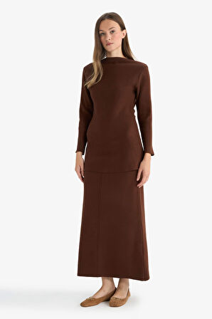 Kayık Yaka Triko Tunik