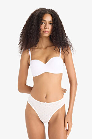Micro Kaplı Dolgusuz Balenli Bra-Fall in Love