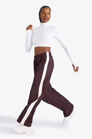 DeFactoFit Wide Leg Geniş Paça Standart Boy Soft Touch Modal Sporcu Pantolon