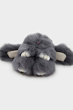 Kadın Pembe Tavşan Charm Anahtarlık