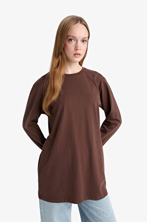 Regular Fit Uzun Kollu Tunik