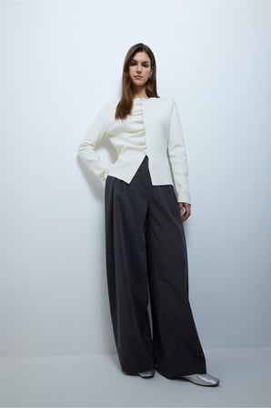 DeFacto Wide Leg Pantolon G9871AX25WNGR184